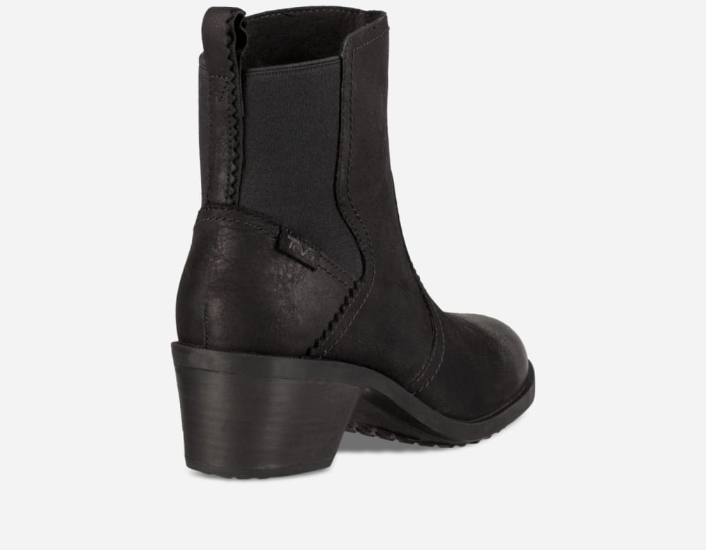 Teva Anaya Chelsea Waterproof Støvler Dame Svarte | Norge-8536