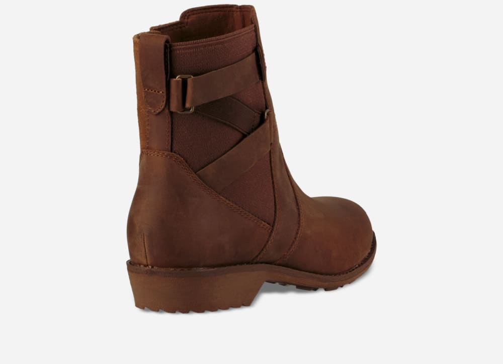 Teva Ellery Ankle Waterproof Støvler Dame Brune | Norge-1365