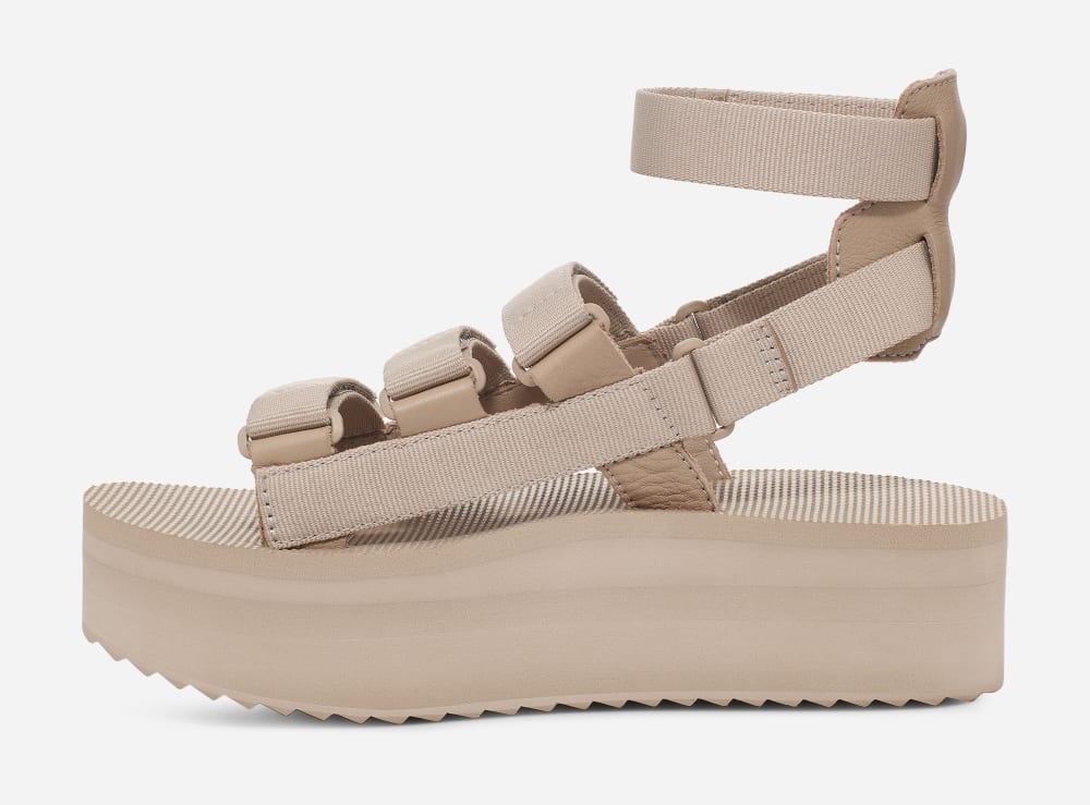 Teva Flatform Mevia Platåsandaler Dame Grå | Norge-7953