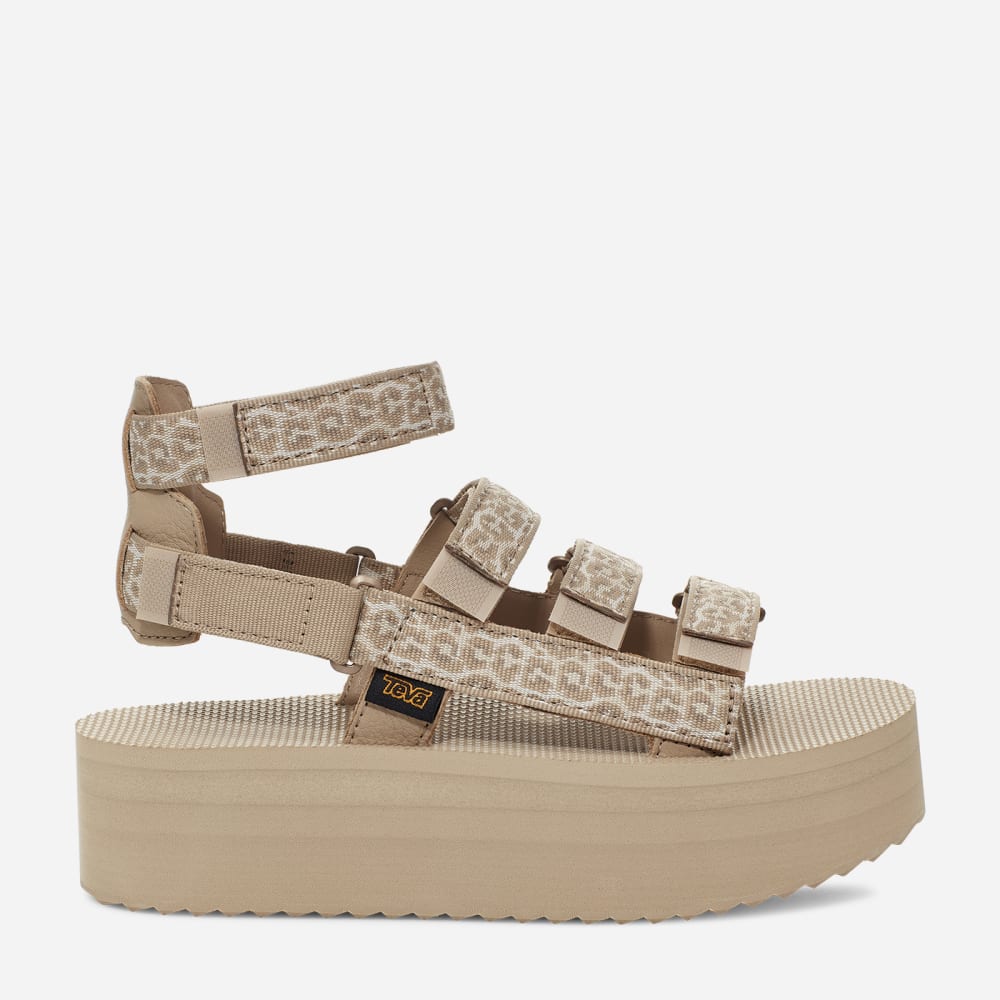 Teva Flatform Mevia Platåsandaler Dame Multicolor | Norge-5031