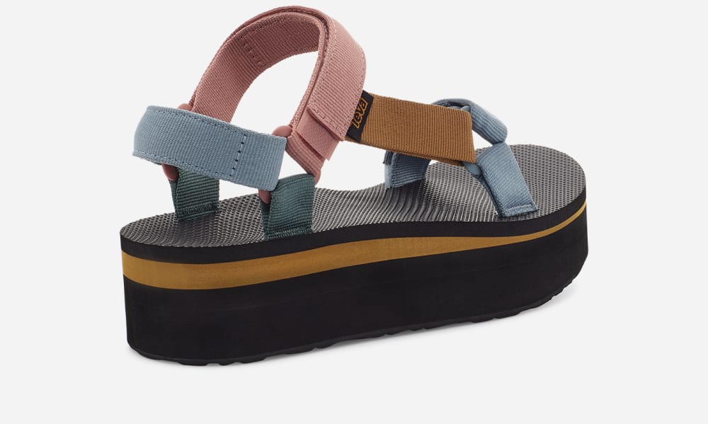 Teva Flatform Universal Platåsandaler Dame Lyse Multicolor | Norge-3049