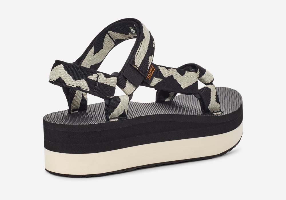 Teva Flatform Universal Platåsandaler Dame Svarte | Norge-5724