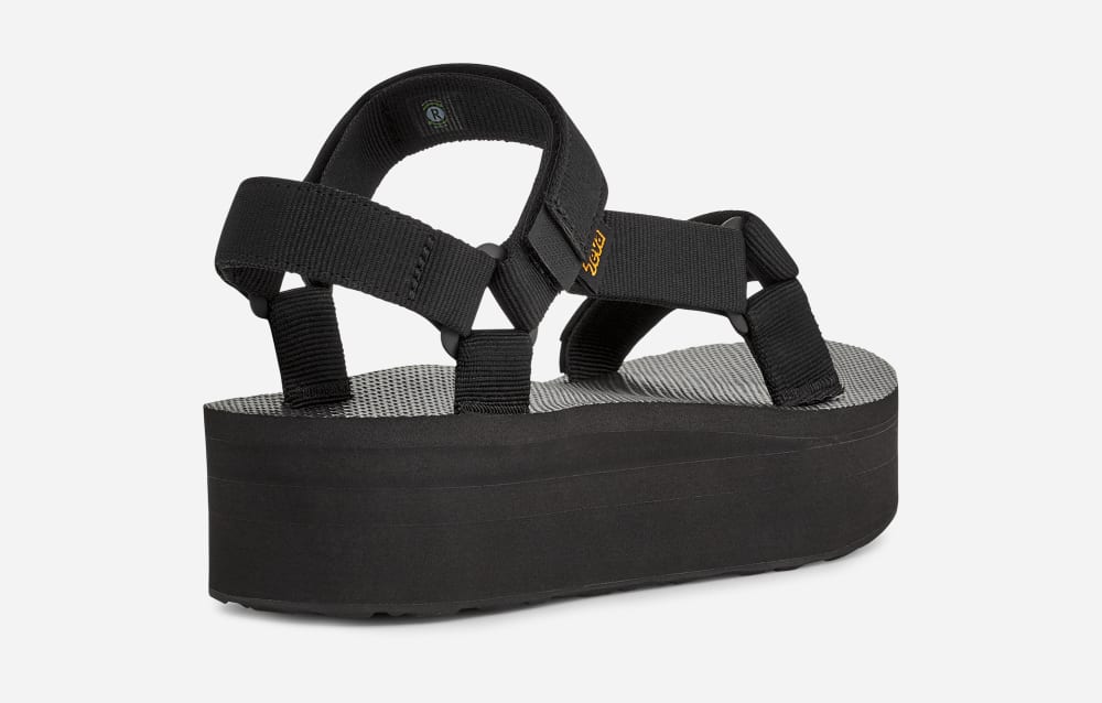 Teva Flatform Universal Platåsandaler Dame Svarte | Norge-6397