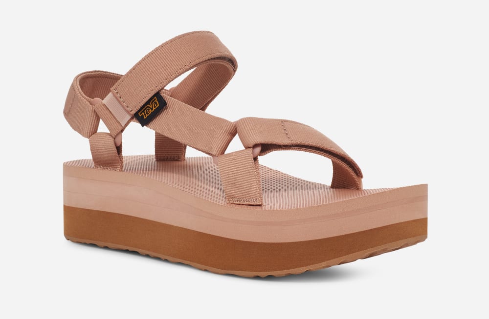 Teva Flatform Universal Platåsandaler Dame Brune | Norge-7548