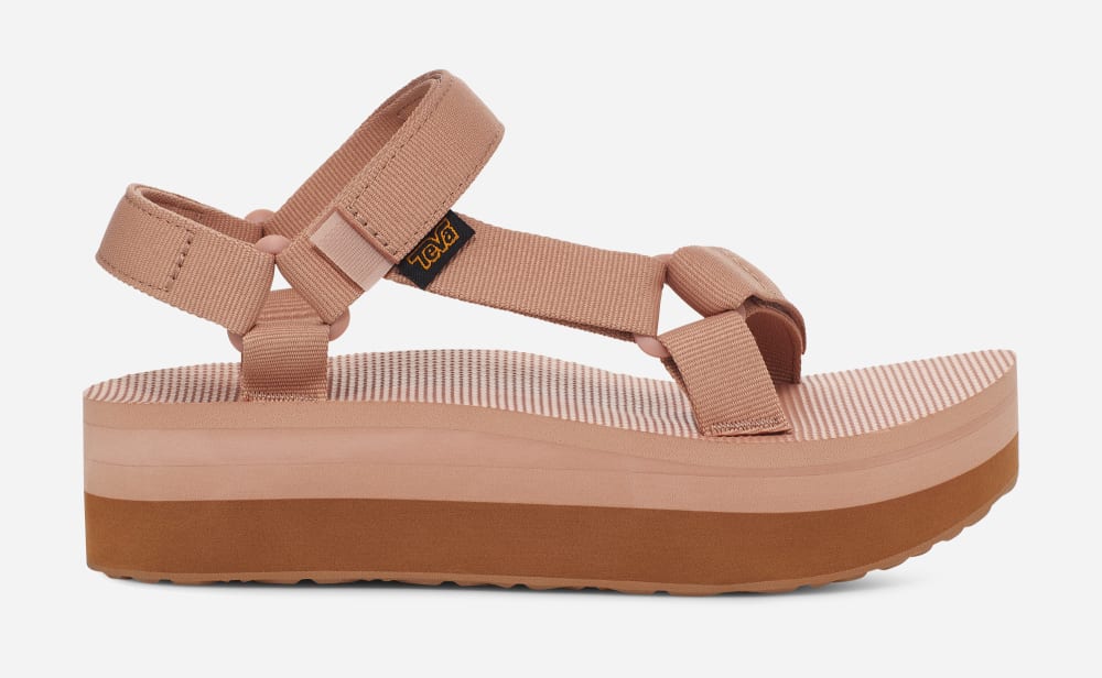 Teva Flatform Universal Platåsandaler Dame Brune | Norge-7548