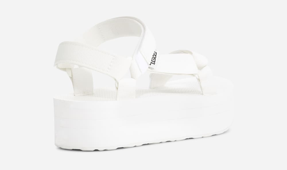 Teva Flatform Universal Platåsandaler Dame Lyse Hvite | Norge-8591