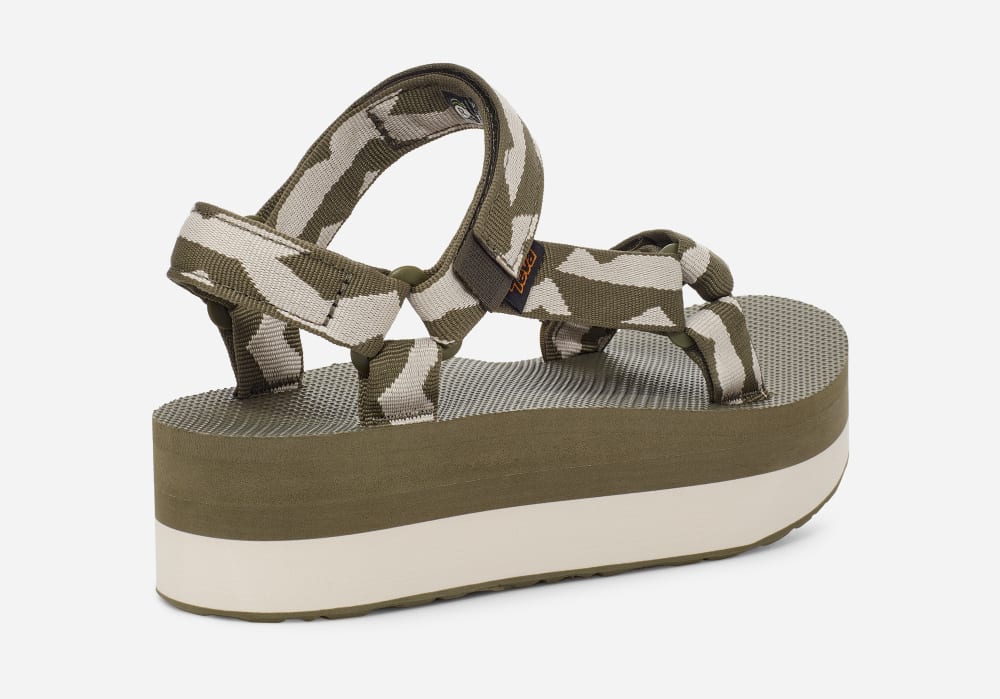 Teva Flatform Universal Platåsandaler Herre Olivengrønne | Norge-9371