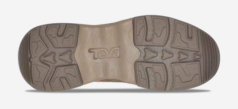 Teva Geotrecca Mid Fjellstøvler Dame Khaki Turkis | Norge-7092