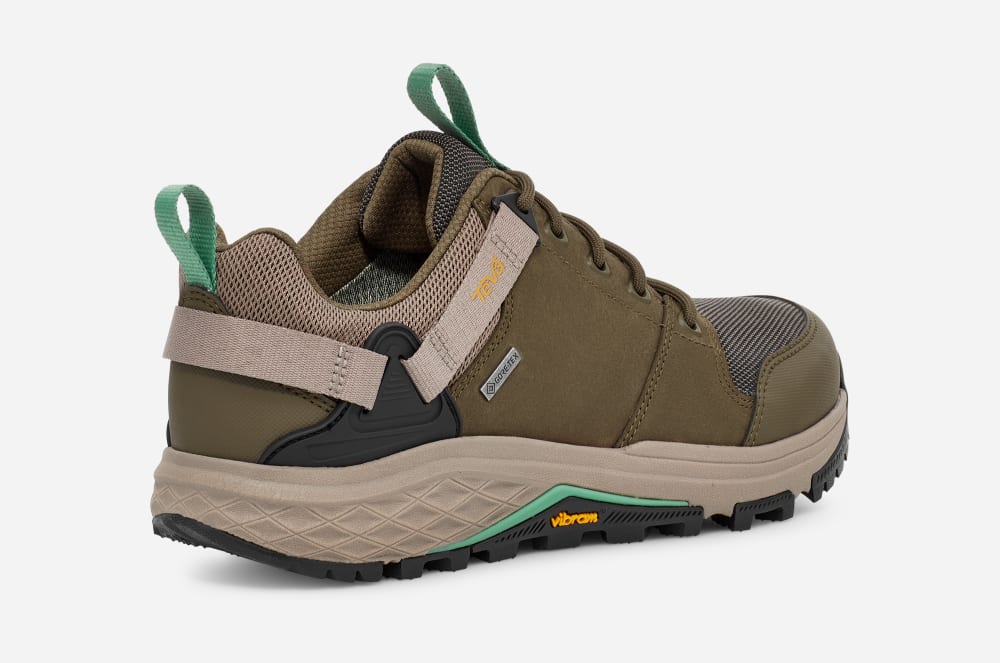 Teva Grandview GTX Low Fjellstøvler Dame Olivengrønne Brune | Norge-7132