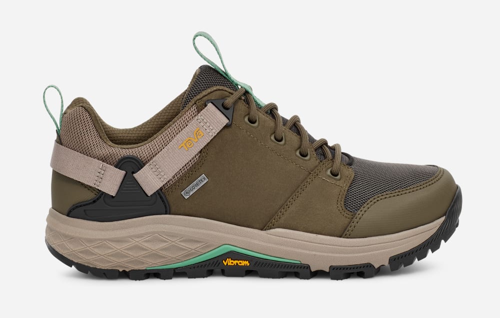 Teva Grandview GTX Low Fjellstøvler Dame Olivengrønne Brune | Norge-7132