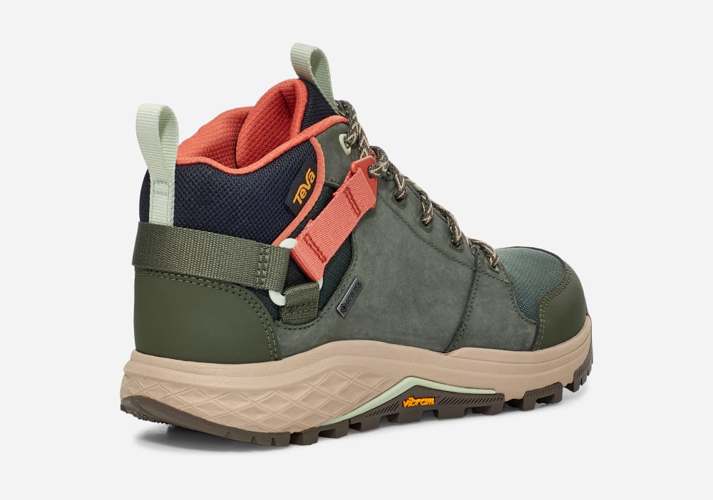 Teva Grandview Gore-Tex Fjellstøvler Dame Khaki | Norge-1738