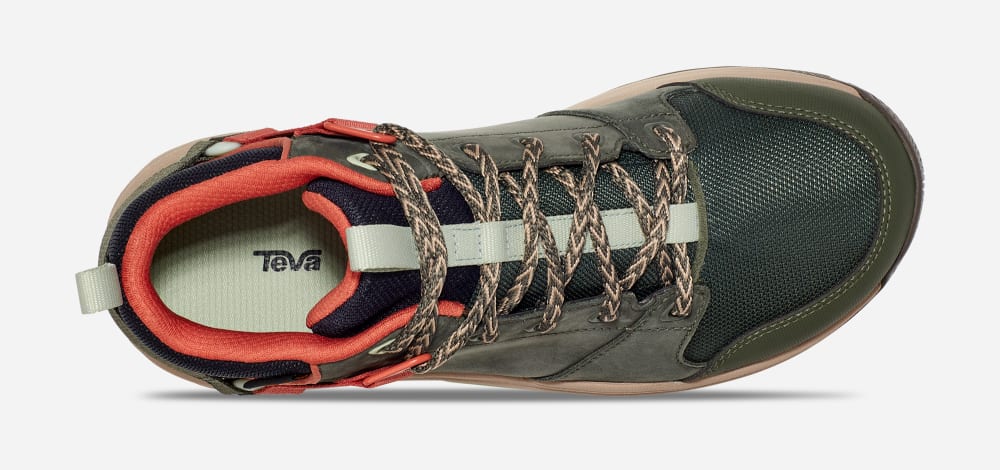 Teva Grandview Gore-Tex Fjellstøvler Dame Khaki | Norge-1738