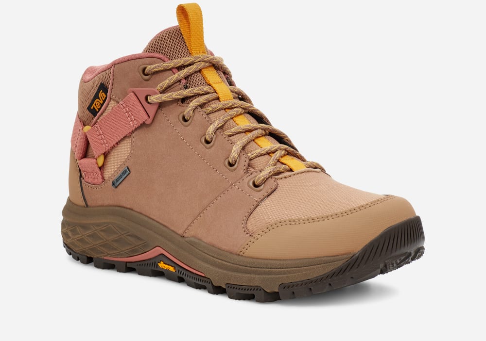 Teva Grandview Gore-Tex Fjellstøvler Dame Brune | Norge-3041