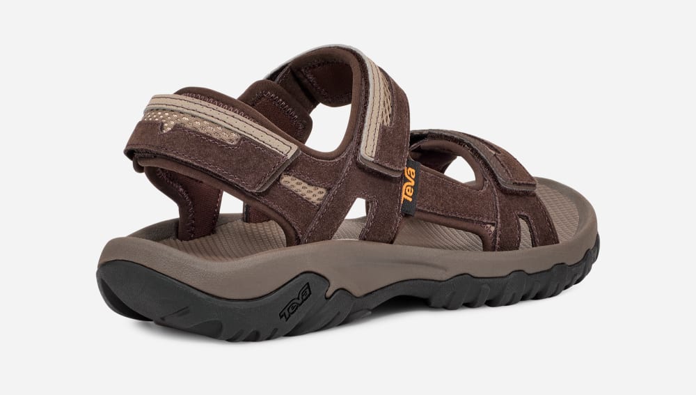 Teva Hudson Sandaler Herre Brune | Norge-0237