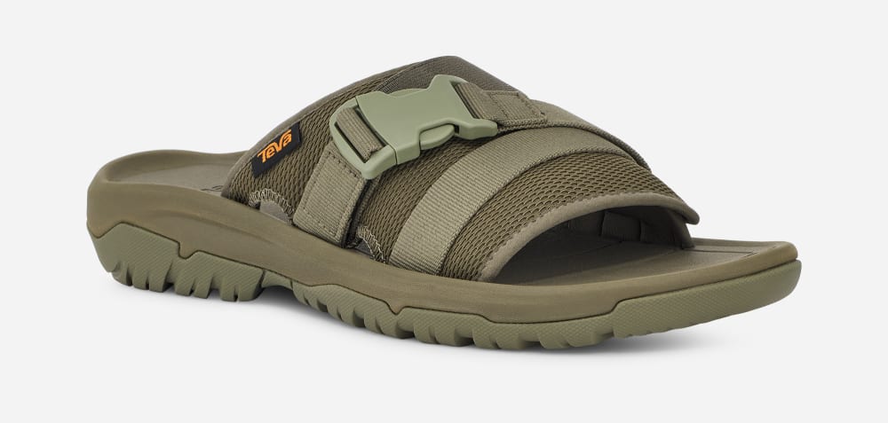 Teva Hurricane Verge Badesandaler Dame Olivengrønne | Norge-3240