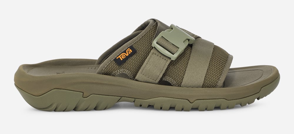 Teva Hurricane Verge Badesandaler Dame Olivengrønne | Norge-3240