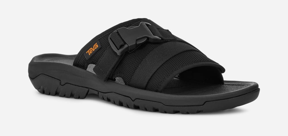 Teva Hurricane Verge Badesandaler Dame Svarte | Norge-5902