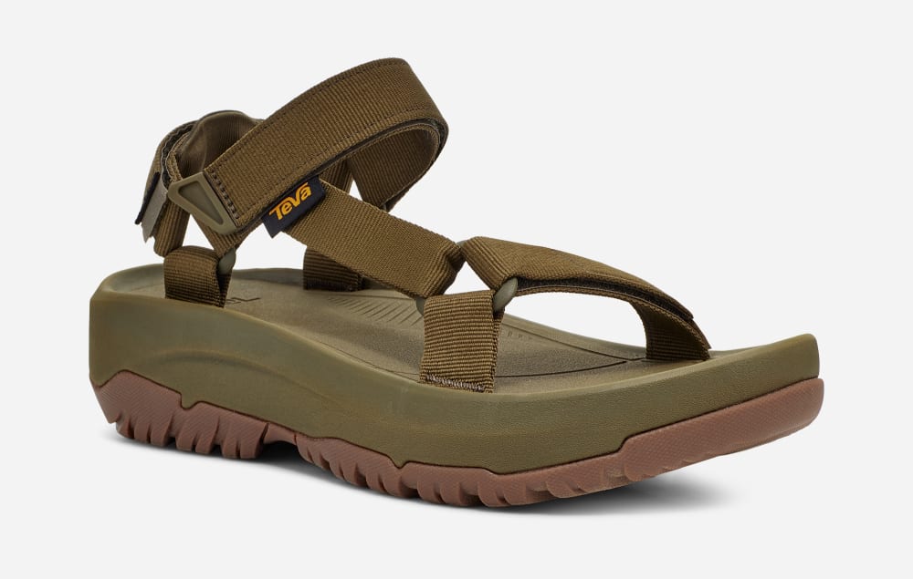 Teva Hurricane Xlt2 Ampsole Platåsandaler Dame Mørke Olivengrønne | Norge-5164