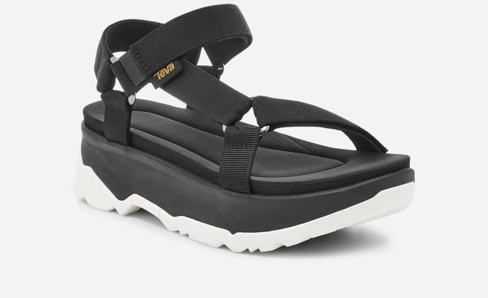 Teva Jadito Universal Platåsandaler Dame Svarte | Norge-1594