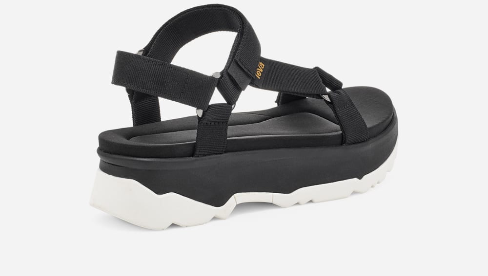 Teva Jadito Universal Platåsandaler Dame Svarte | Norge-1594