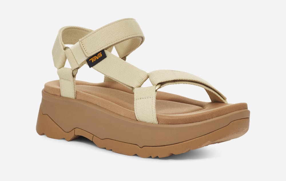 Teva Jadito Universal Platåsandaler Dame Beige | Norge-9352