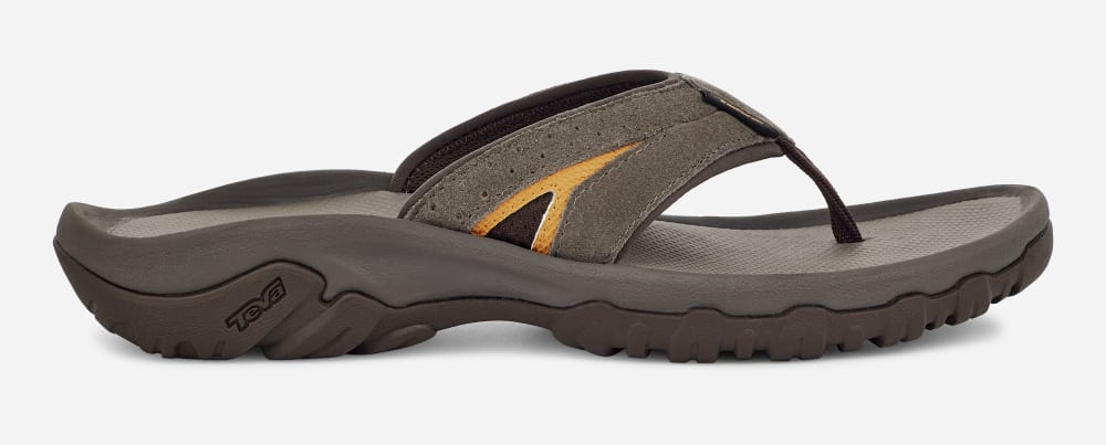 Teva Katavi 2 Thong Flip Flops Herre Khaki | Norge-6510