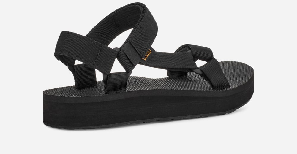 Teva Mid Universal Platåsandaler Herre Svarte | Norge-4162