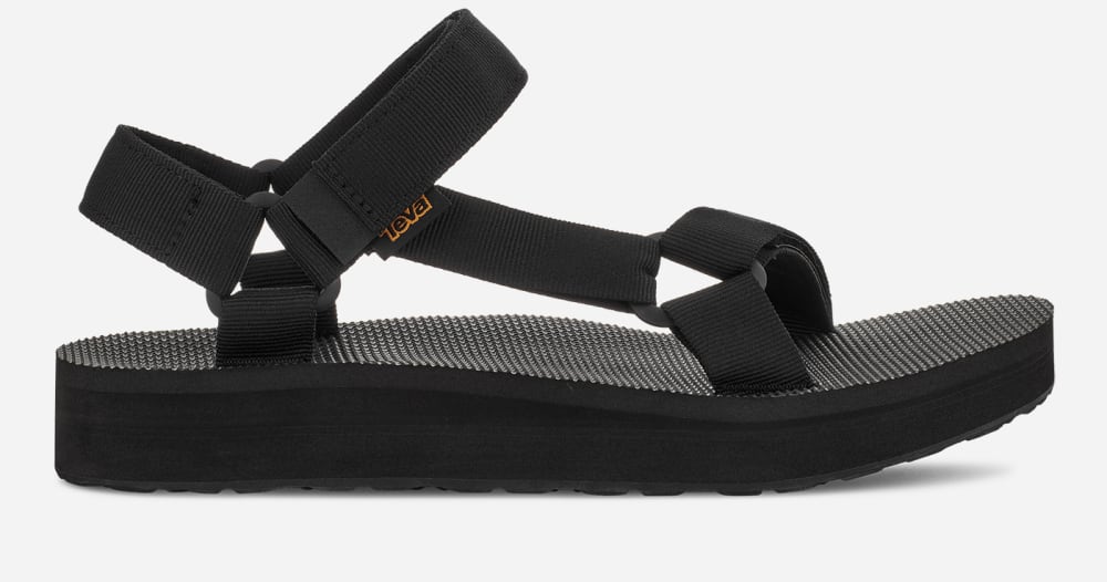 Teva Mid Universal Platåsandaler Herre Svarte | Norge-4162