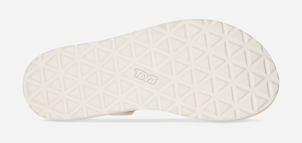 Teva Midform Universal Canvas Platåsandaler Dame Hvite | Norge-1056