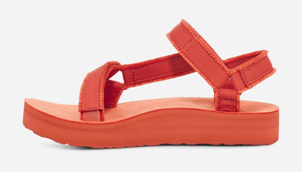 Teva Midform Universal Canvas Platåsandaler Herre Oransje | Norge-1527