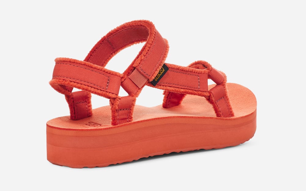 Teva Midform Universal Canvas Platåsandaler Herre Oransje | Norge-1527