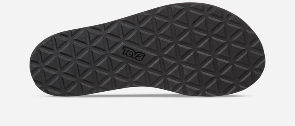 Teva Midform Universal Leather Platåsandaler Herre Svarte | Norge-1263