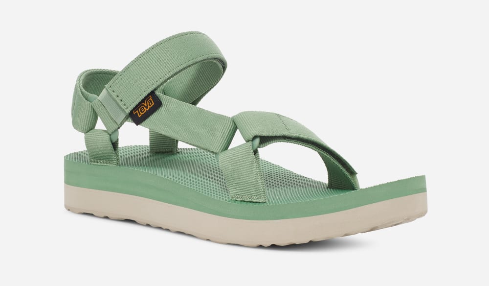 Teva Midform Universal Platåsandaler Dame Grønn | Norge-0978