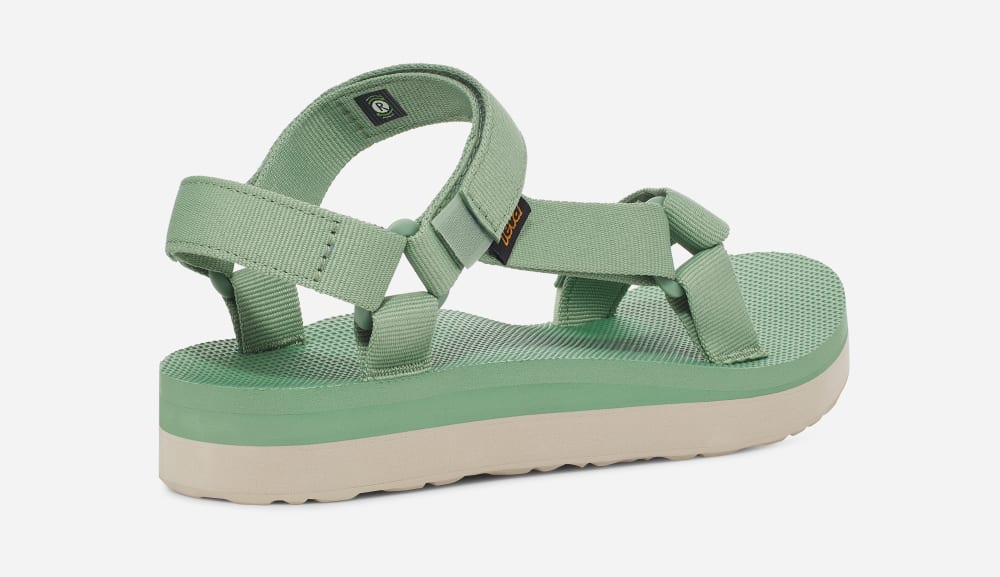 Teva Midform Universal Platåsandaler Dame Grønn | Norge-0978