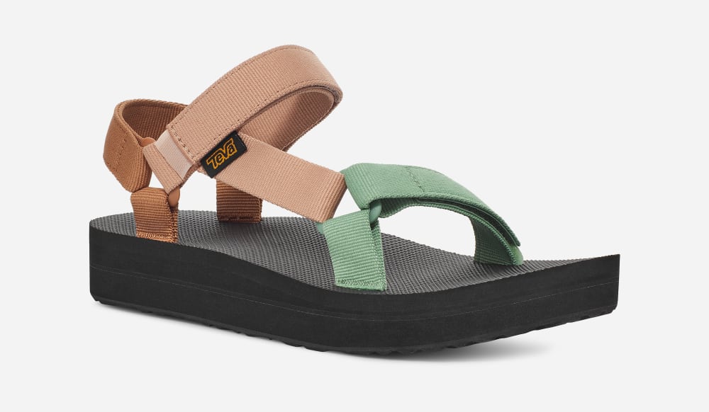 Teva Midform Universal Platåsandaler Dame Multicolor | Norge-1802