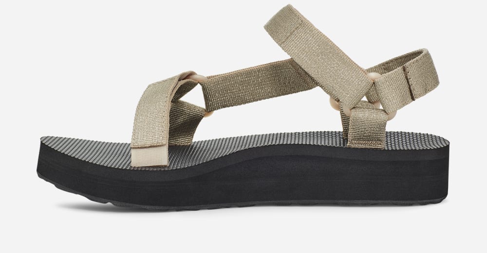 Teva Midform Universal Platåsandaler Dame Metal | Norge-8692