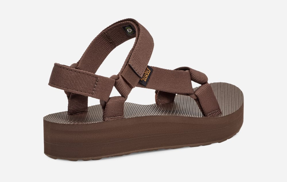 Teva Midform Universal Platåsandaler Dame Brune | Norge-9078