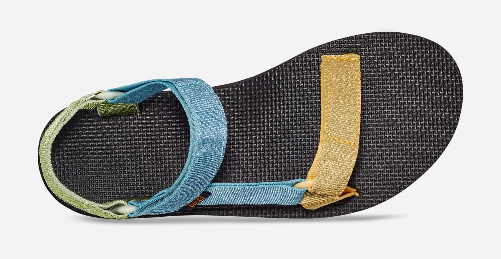 Teva Midform Universal Platåsandaler Herre Metal Blå Multicolor | Norge-0175