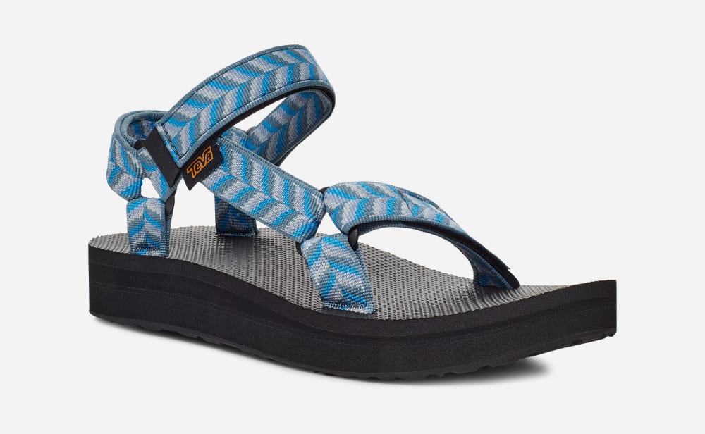 Teva Midform Universal Sandaler Dame Blå | Norge-3148