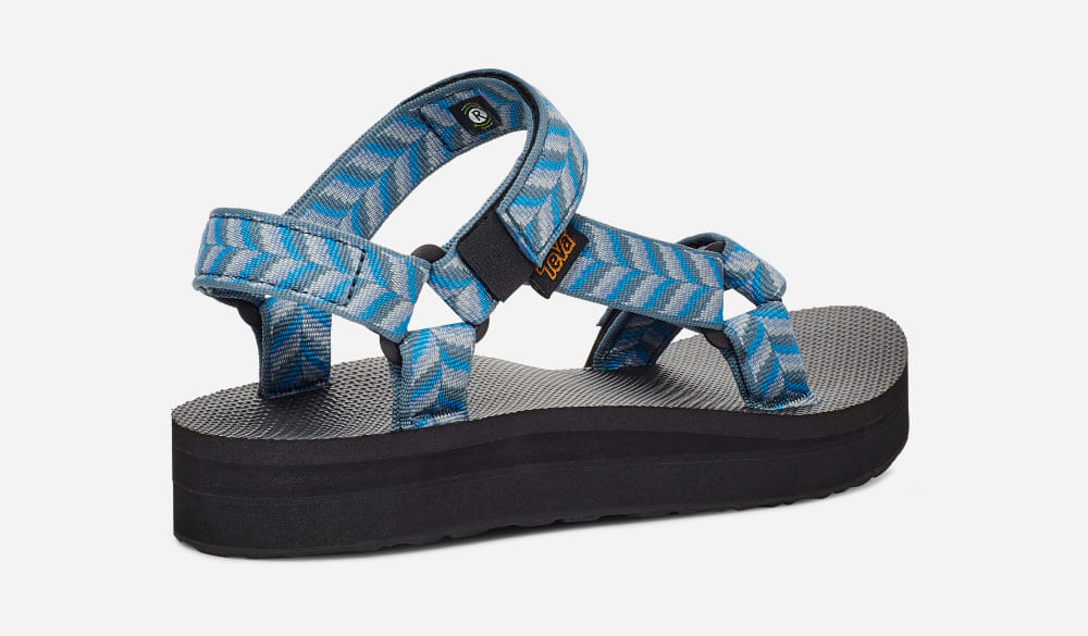 Teva Midform Universal Sandaler Dame Blå | Norge-3148