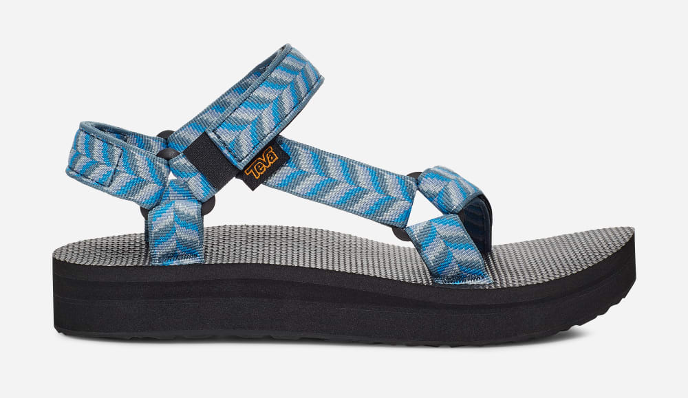 Teva Midform Universal Sandaler Dame Blå | Norge-3148