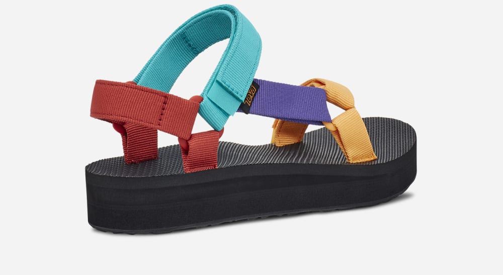 Teva Midform Universal Sandaler Dame Lyse Multicolor | Norge-2816