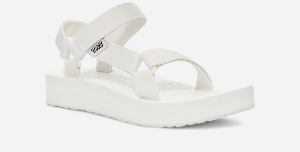 Teva Midform Universal Sandaler Dame Lyse Hvite | Norge-5927