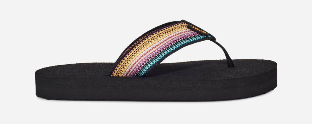 Teva Mush II Flip Flops Barn Svarte Multicolor | Norge-8693