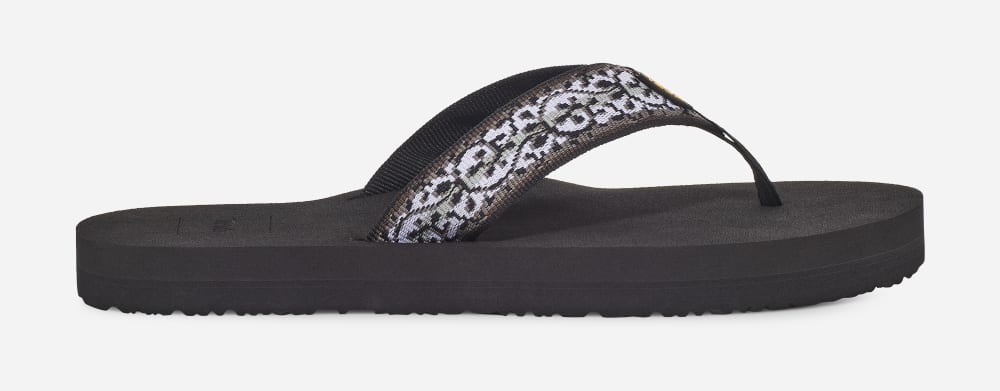 Teva Mush II Flip Flops Dame Svarte | Norge-0918