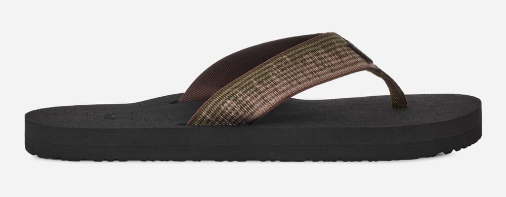 Teva Mush II Flip Flops Herre Mørke Olivengrønne | Norge-8149