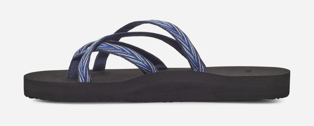 Teva Olowahu Flip Flops Dame Indigo | Norge-7892