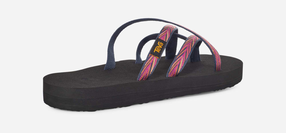 Teva Olowahu Flip Flops Dame Indigo Rosa Lilla | Norge-1034