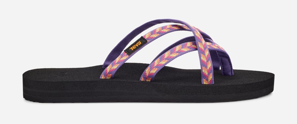 Teva Olowahu Flip Flops Dame Rosa | Norge-5740