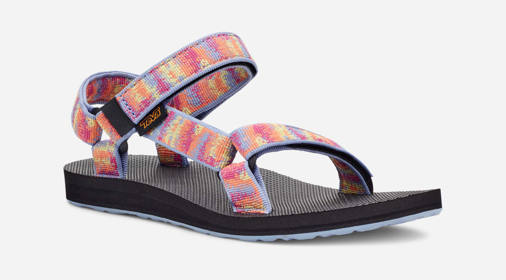 Teva Original Universal Sandaler Dame Brune Multicolor | Norge-8324